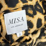 MISA Los Angeles  Louise Leopard Print Top Animal Print Blouse Size Small Photo 12