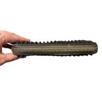 Christian Louboutin Studded Black Panettone Wallet with red interior. Photo 4