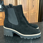 Black Suede Dolce Vita‎ Hawk H2O booties chunky block heel & lug sole women’s 10 Photo 0