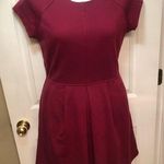 Joe Fresh Sz 8 Burgundy Knit Dress Photo 0