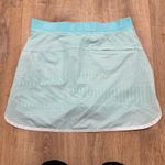 Nike  | Women's Dri-FIT Athletic Aqua Blue Green Geometric Print Golf Skort, XS Photo 1