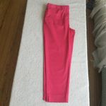 Jones New York Stretch Crop Pants Capris Bright Pink - Size 14 Photo 4