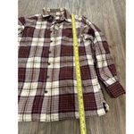 Duluth Trading Shacket Womens S Plaid Flapjack Flannel Shirt Jacket Thermal Line Red Photo 2