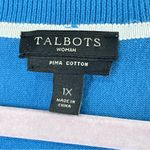 Talbots ❄️3/$18 Pima Cotton Sleeveless Shell, 1X Photo 6