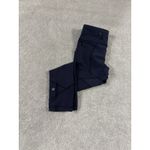 Lululemon Pace Rival Crop 22" Leggings Women's 4 Navy Blue Yoga Athleisure Photo 1