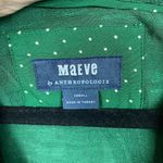 Anthropologie Maeve Green Amber Tiered Long Sleeve Babydoll Mini Dress Sz.XS Photo 6