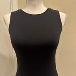 Babaton Black Original Contour Sleeveless Crew Neck Bodysuit Minimalist Basics Photo 4