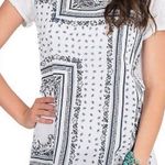 Womens Cavenders Anne French Bandana Print Shirt Photo 0