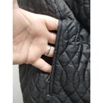 Lands' End  Women's Size Small (6-8) Primaloft Black Quilted Full Zip Vest Photo 4