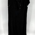 Anthropologie Sabina Musayev Renaissance Dress Textured Maxi Shift Black Medium Photo 4