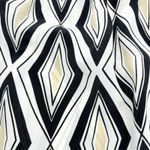 White House | Black Market  Womens S Silk Tank Top Diamond Black‎ Tan White Preppy Photo 4