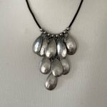 Ralph Lauren Lauren  Silver Teardrop Statement Necklace Photo 1
