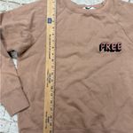 Wilfred  Free XS Nude Beige “FREE” extra Small Crew Sweatshirt Neck Photo 7