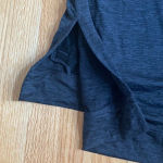 Apana Gray cowl neck workout casual top pockets M Charcoal Drawstring Pullover Photo 7