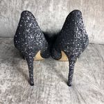 mix no. 6 heels Size 9.5 Glitter Formal Silver Black Special Occasion Holiday Photo 10