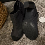 Giani Bernini  Black Peep-Toe Ankle Booties Photo 5