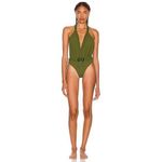 New. Johanna Ortiz green Seashell swimsuit. Small. Retails $495 Green Photo 2