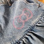 Hot Topic  Hello Kitty size 1 Pink Bow Denim Mini Skirt Plus Size nwt Photo 3