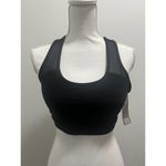Ideology NWT  Crisscrossed Black Sports Bra Gray Sz Large Photo 2