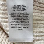 Ralph Lauren LAUREN  L Women Cream Cotton Ribbed Knit Pullover Sweater Crewneck Photo 4