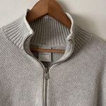 Varley M Cooper Knit Gray Half-Zip Sweater Photo 4