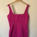 Calvin Klein Pink Sleeveless Sheath Dress Size 4 NWT Cotton Spandex Photo 3