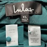 Lulus Moments That Last Hunter Green LS Cutout Jumpsuit XL Photo 8