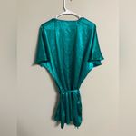 Frederick's of Hollywood  Robe Womens Size Large Short Satin Belted Vintage Photo 1