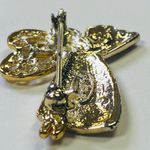 Mother Baby Angel "Mother" Pin Brooch Silver Gold Colors Wings with Hearts Photo 10