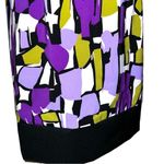 Ronni Nicole  very pretty abstract print dress with solid black hem. Nwt Photo 2