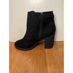 Lane Bryant Boots Womens Size 11W Black Ankle Booties Block Heel Side Zip Buckle Photo 4