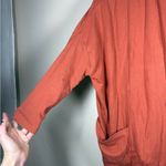 Pact Organic Sweater Womens MD/LG Baled Clay Airplane Cardigan Cocoon Pockets Photo 5