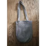 Beige Woven Crochet Tote Bag Shoulder Strap Boho‎ Minimalist Green Photo 1