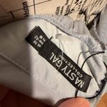 Nasty Gal oh what a night satin halter pale blue silver culottes palazzo jumpsuit Photo 5