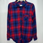 American Eagle  Vintage Boyfriend Button Down Flannel Shirt Photo 0