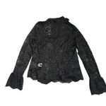 J.Crew women’s Lace mockneck top with camisole long sleeve black Size 2 NWT Photo 4