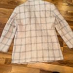 Lands' End  Women's Wool Plaid Blazer Jacket Size 12‎ Regular Career vintage fall Photo 7