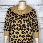 Scarlett Love  Size 1X Animal Print Cowl Neckline Tunic Sweater Top Photo 1