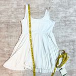 Halara  Women’s Large White Pleated Cut out Tennis Golf Mini Dress Shorts Skort Photo 3