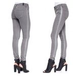 Vince  Dylan Grey stripe skinny jeans Photo 1