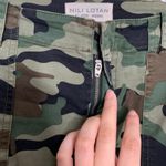 Nili Lotan Cropped French Military Pants Camo Stretch Twill Cotton Womens 8 Green Photo 10