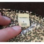 Old Navy  Dress Womens Small Black Leopard Print Tiered Babydoll Long Sleeve Photo 6