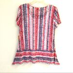 Ruby Rd . Tried & True studded detail burn out blouse M Photo 3