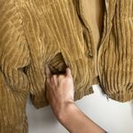 Le lis  Brown Corduroy Puffer Jacket Photo 4