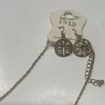 NWT boutique Gold and yellow Pendant Necklace w earrings set Photo 2