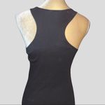 Guess Nwot!  jeans black racer back tank with silver bling bling Photo 2