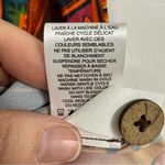 Rachel Zoe  Colorful Tropical Print Button Down Shirt Womens XS Bird Palm Tree Photo 9