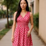 Kate Spade Kate Spade size X-Small Posy Posey Ikat Dress Sleeveless A Line with Pockets XS Photo 3