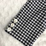 J.Crew Navy White Remi Gingham Button Hem Slim Straight Classic Preppy Pants 8 Photo 9