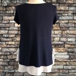 Kim And Cami  black layer top with tie sides Photo 1